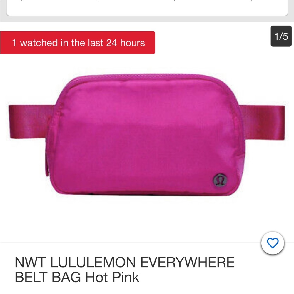 NWOT Lululemon Everywhere Belt Bag
